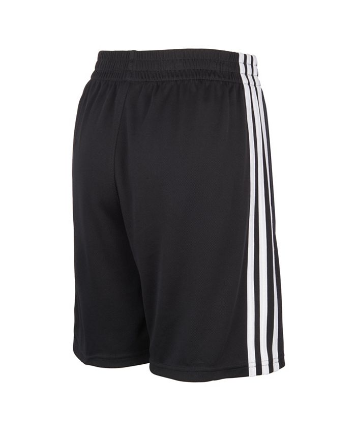 شورت adidas Big Boys Classic Three Stripe باللون الأسود