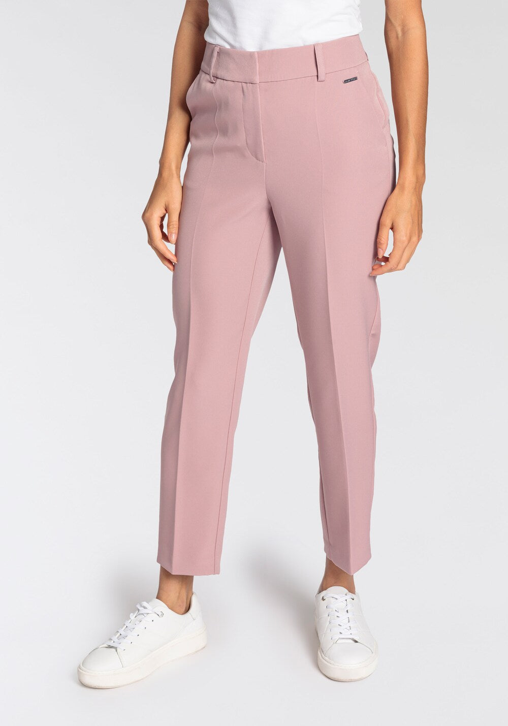 Laura Scott Regular Pleated Pants, Pink