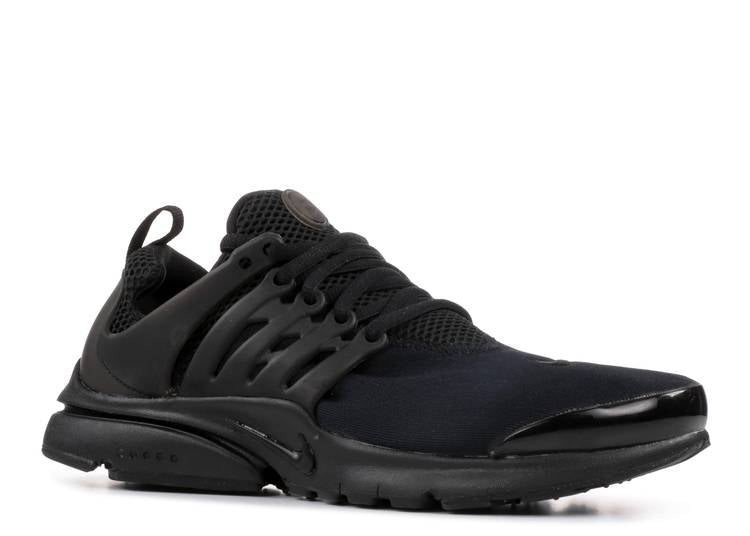 حذاء رياضي Nike AIR PRESTO GS 'TRIPLE BLACK' باللون الأسود