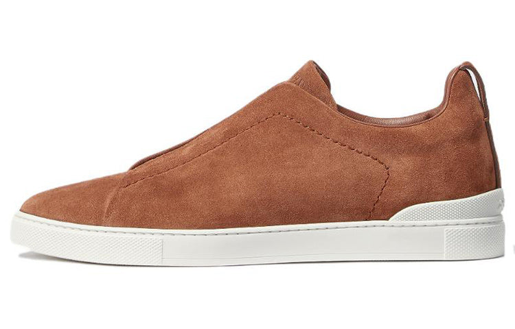 Zegna Men's Triple Stitch Skateboarding Shoe