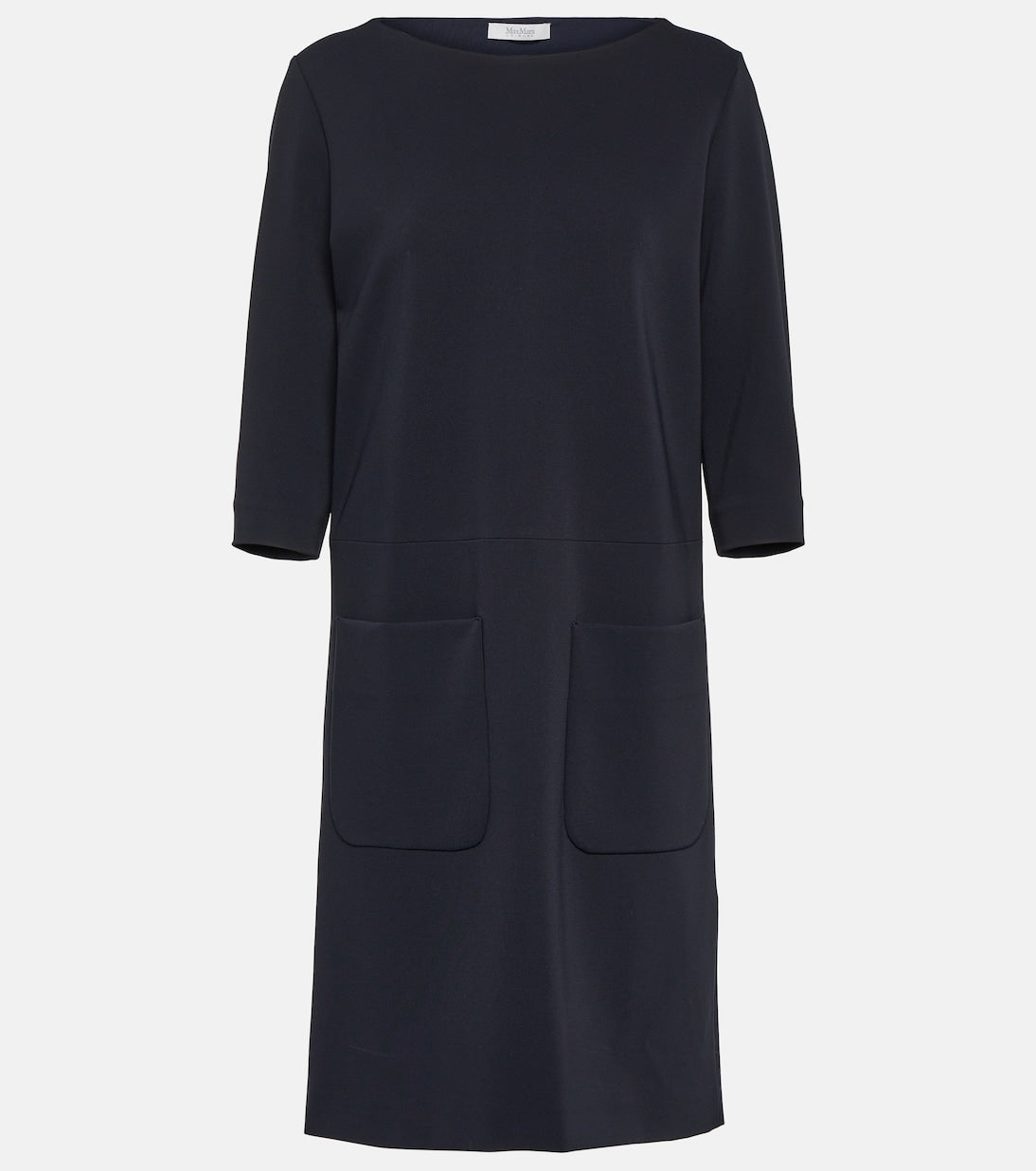 Max Mara jersey nettare mini dress, blue