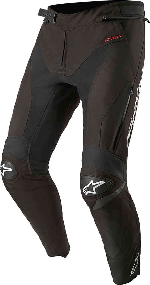 بنطال دراجات نارية من القماش المقاوم للماء T-SP R Drystar من Alpinestars، باللون الأسود