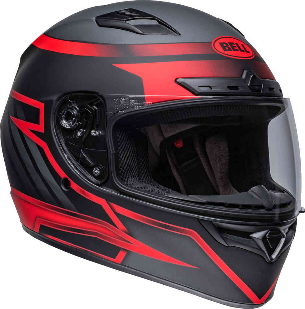 Mips Raiser DLX Bell Qualifying Helmet, Matte Black/Red