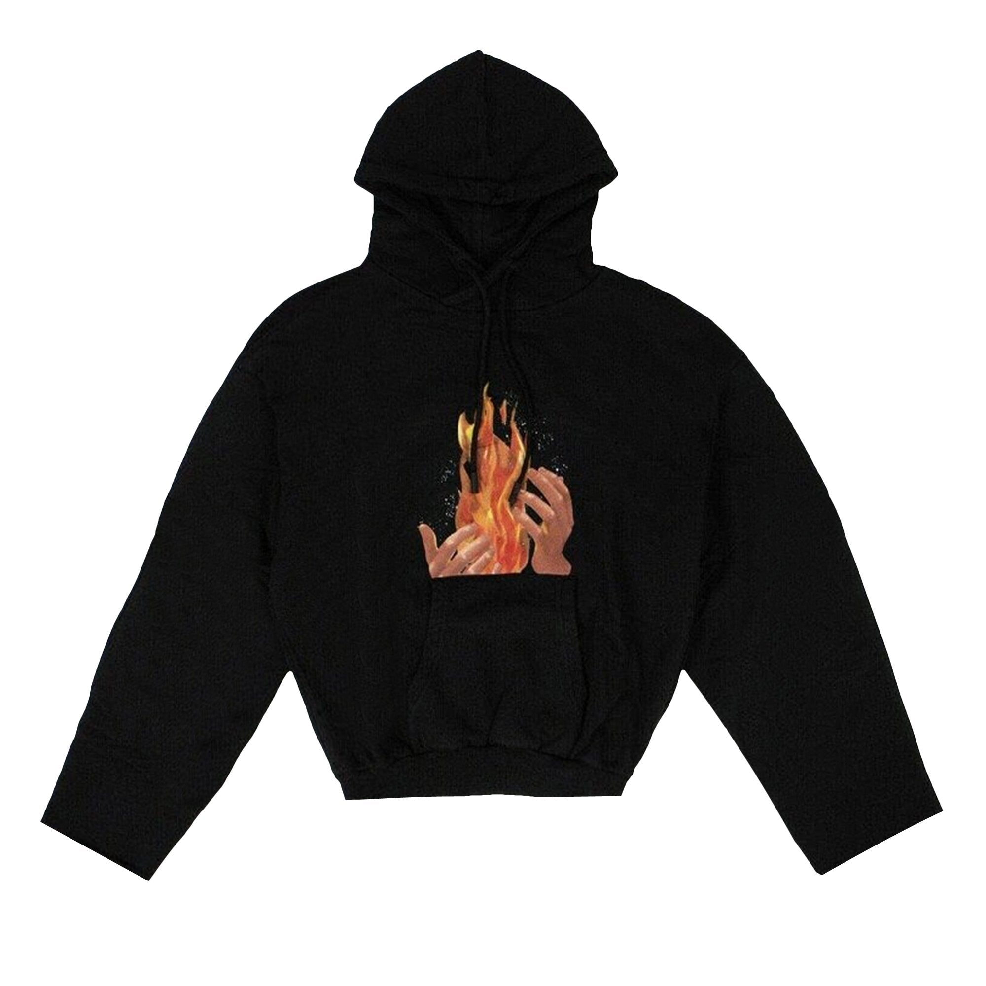 Off-White Diag Fire Reverse Zip Sweatshirt, Black