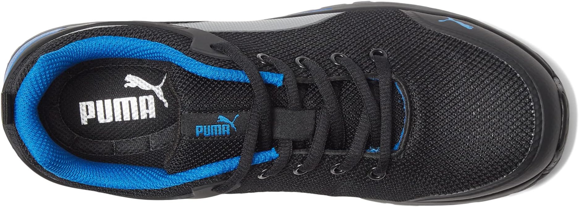 حذاء رياضي Levity Knit Low ASTM EH PUMA، أسود/أزرق