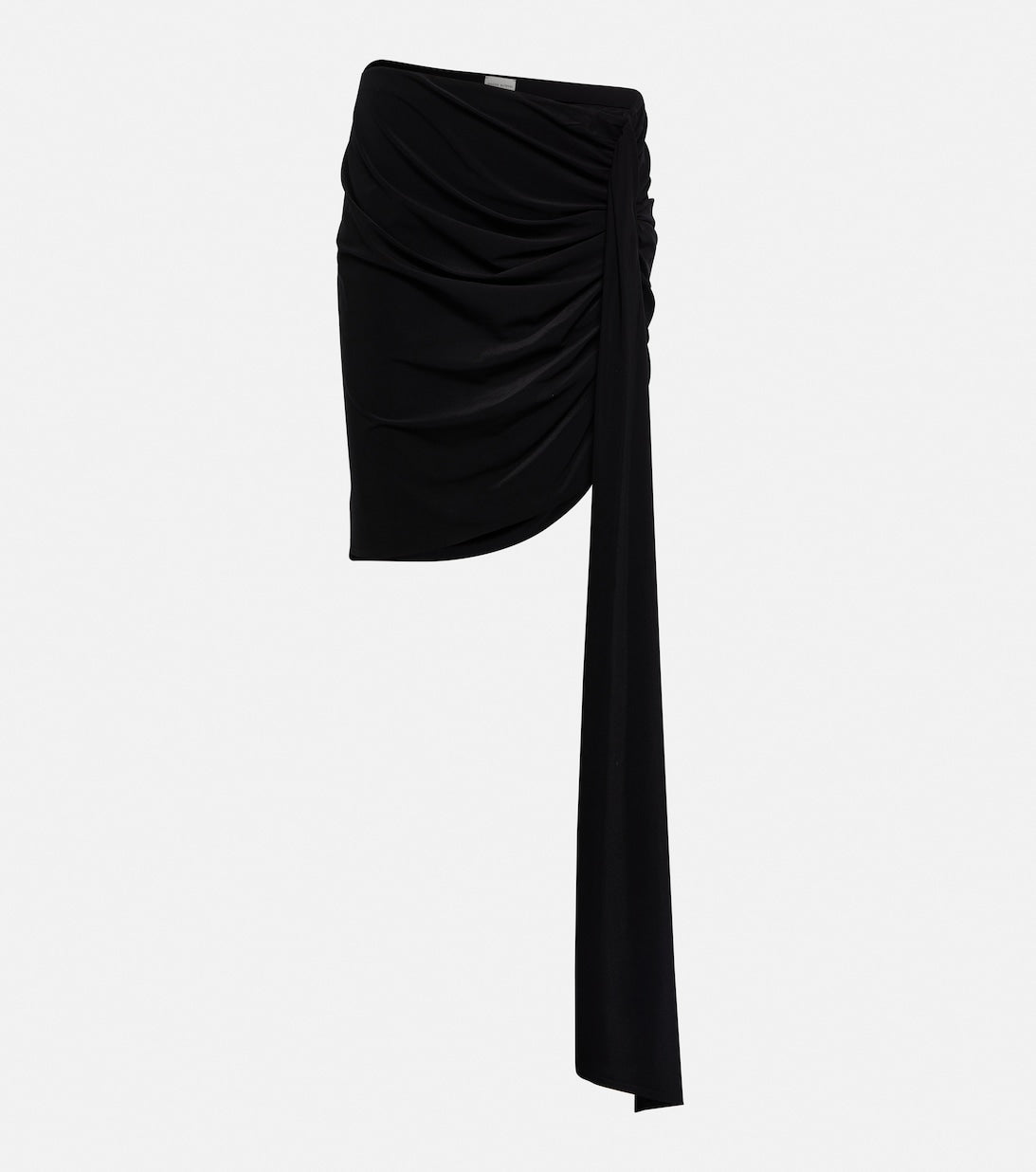 Miniskirt with ruffles MAGDA BUTRYM, black