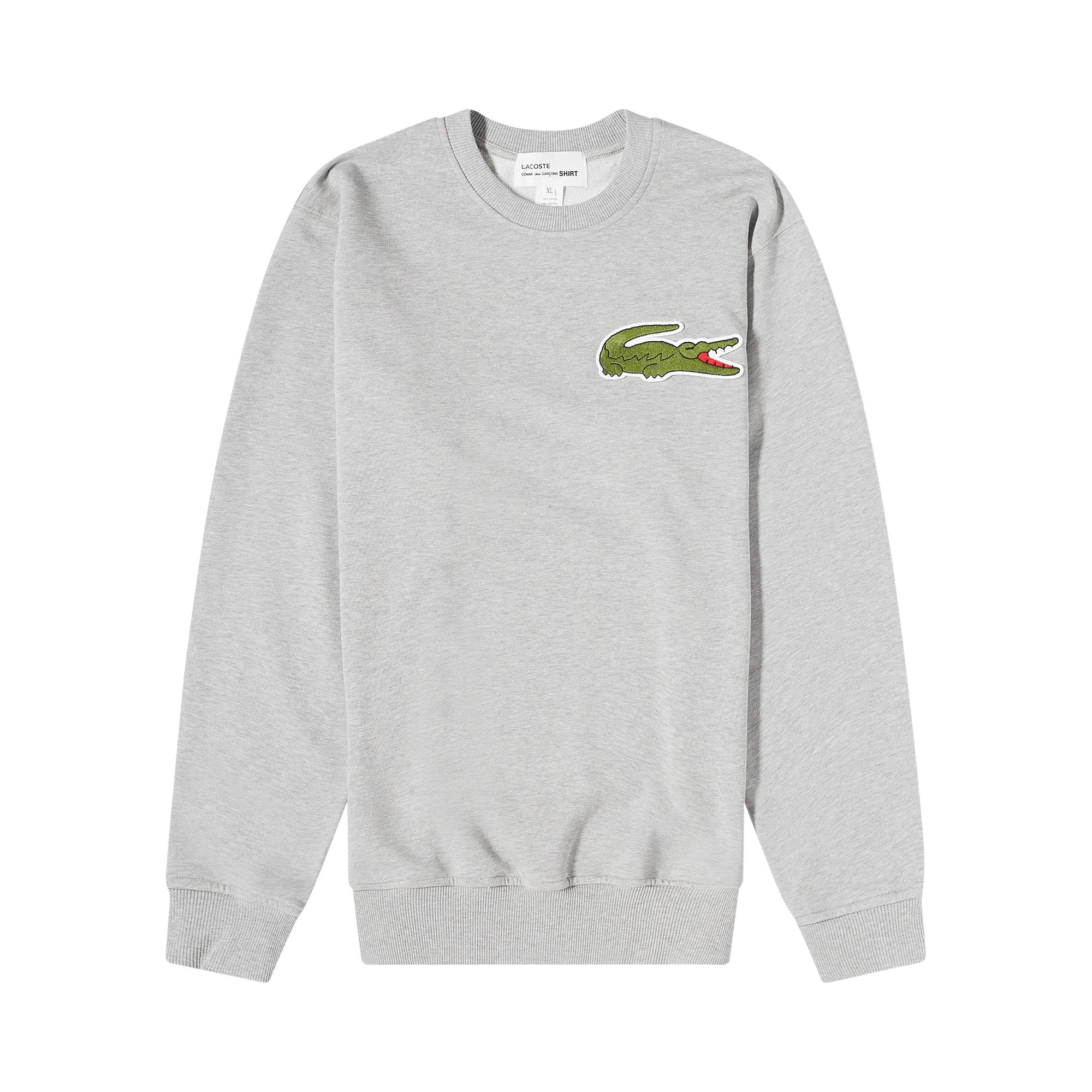 Comme des Garçons x Lacoste Crew Neck SHIRT, Gray