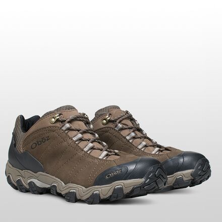 Oboz Men's Bridger Low B-Dry Hiking Shoes, Canteen Brown