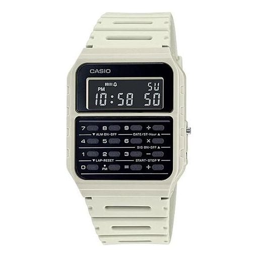 CASIO Unisex YOUTH Calculator Multi-function Waterproof Unisex Mens White Digital Watch, white