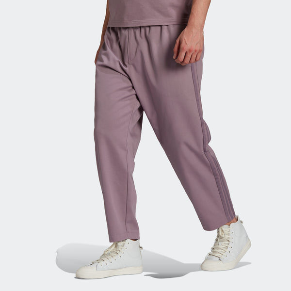 بنطلون رياضي رجالي من adidas originals C Twill Pant مخطط جانبي بنطلون رياضي فضفاض/بنطلون رياضي/بنطلون رياضي أرجواني فاتح متعدد الألوان