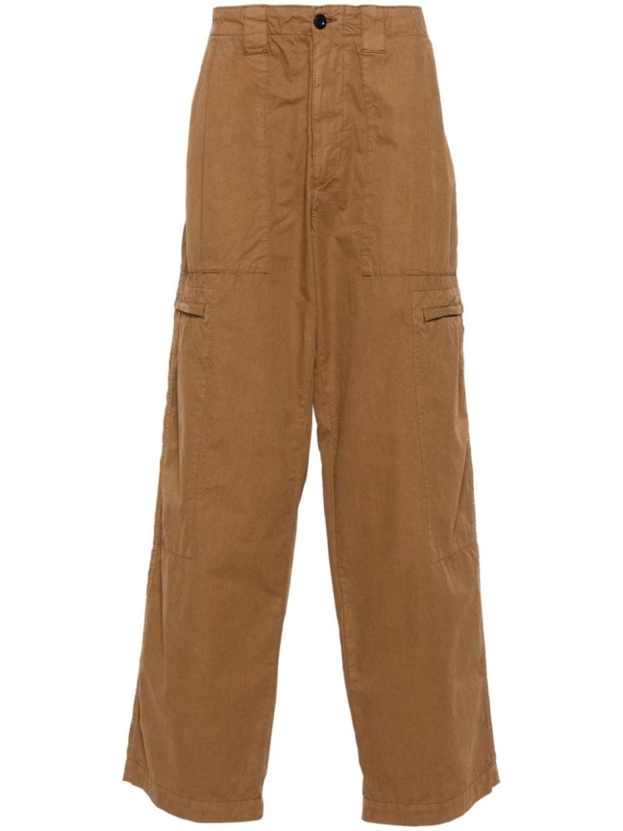 CP Company Logo Patch Trousers, Brown