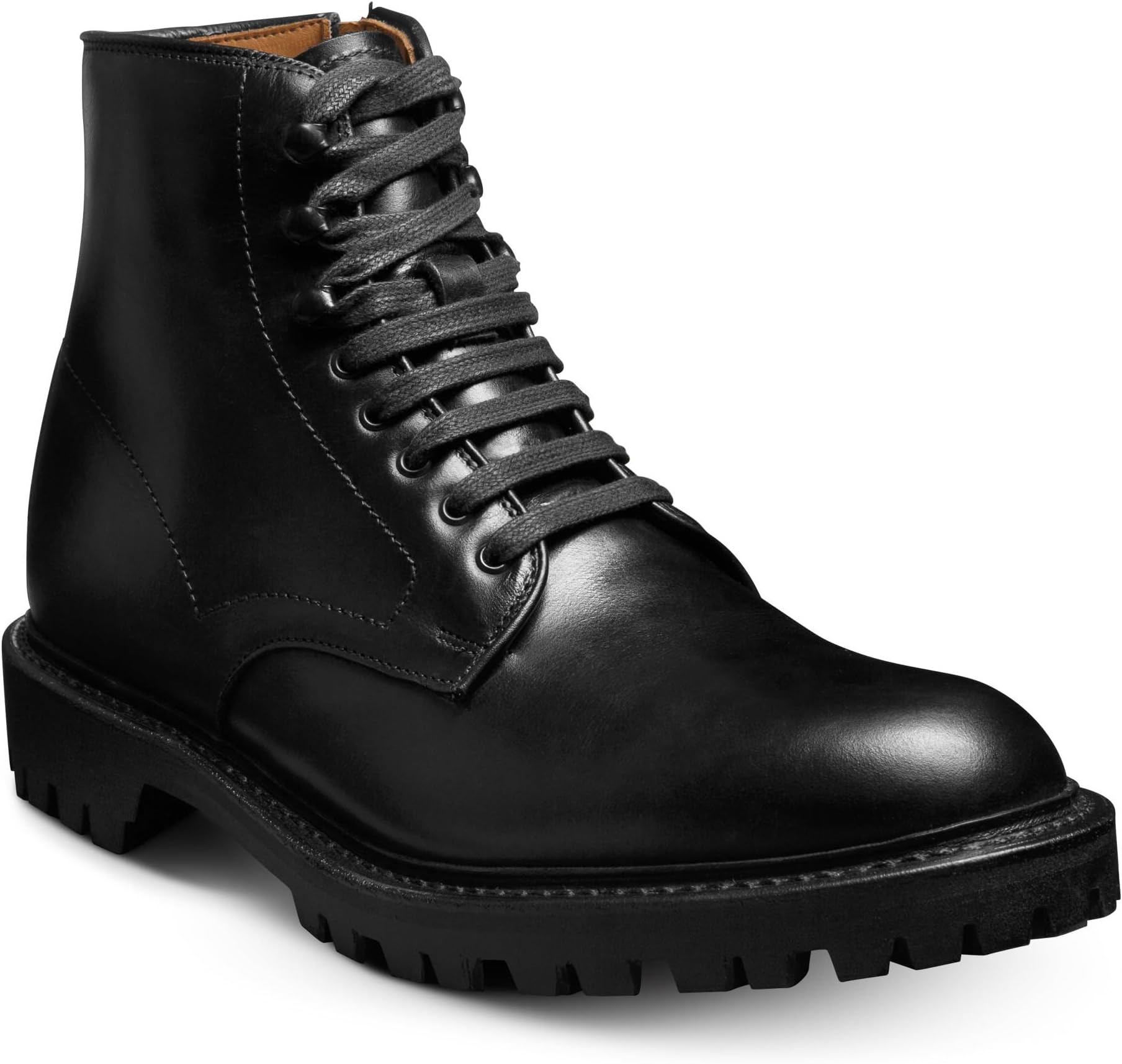 حذاء Higginsfplug Allen Edmonds برباط، أسود