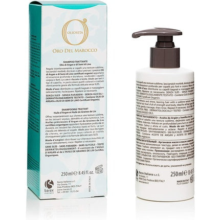 Oro Del Morocco Treatment shampoo Gentle formula for color-treated, dry, brittle hair 250 ml Barex