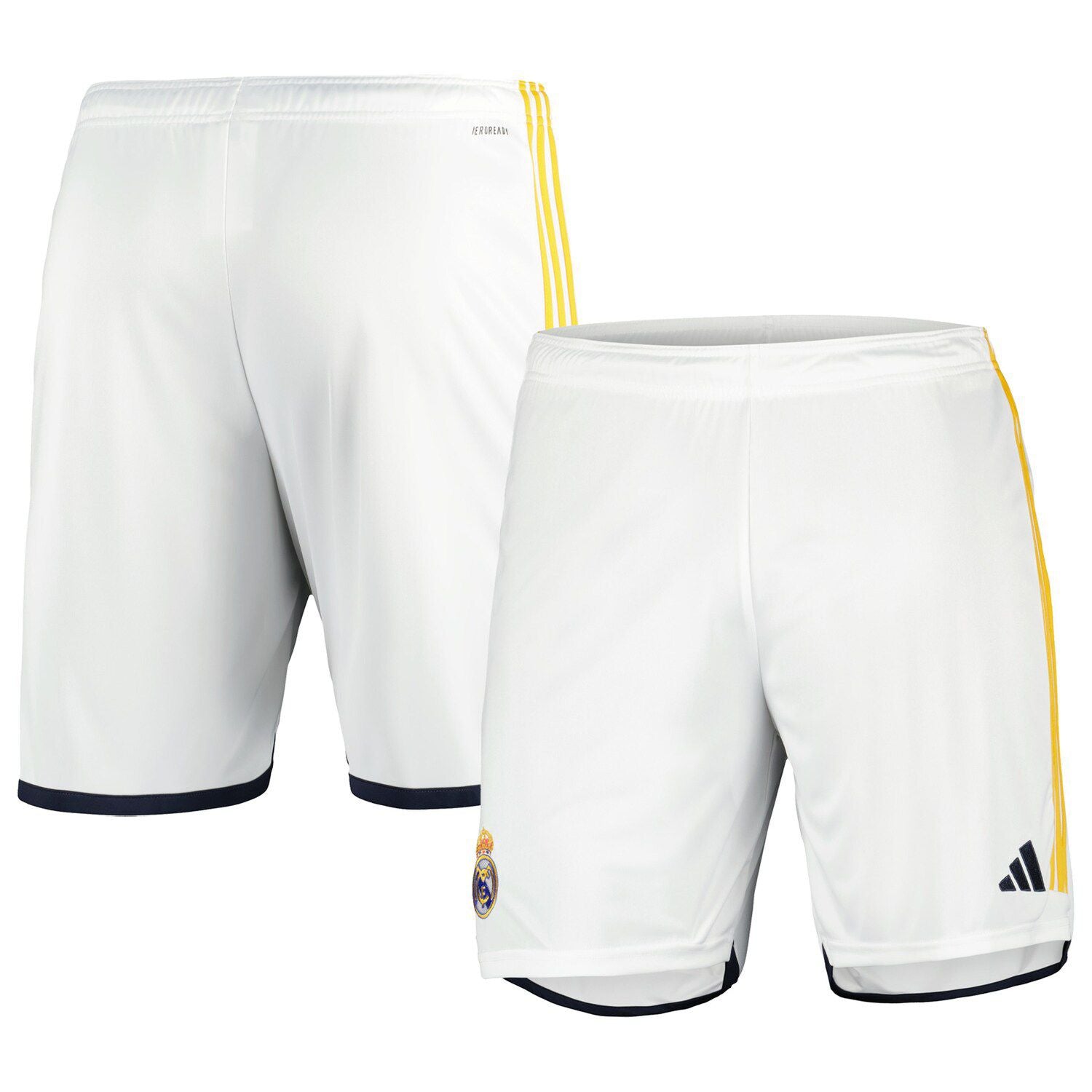 شورت تدريبي أبيض للرجال من adidas Real Madrid 2023/24