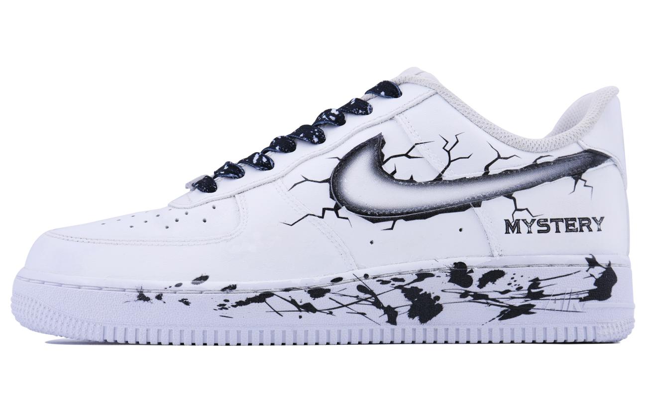 Nike Air Force 1 Skateboarding Shoes Women's Low-top Black, White