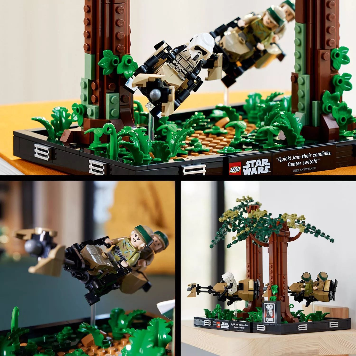 LEGO Star Wars Endor Speeder Chase Diorama 75353 (608 pieces) LEGO