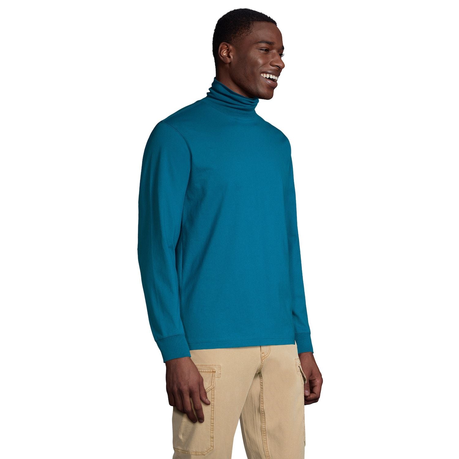 Big & Tall Super-T Lands' End Turtleneck