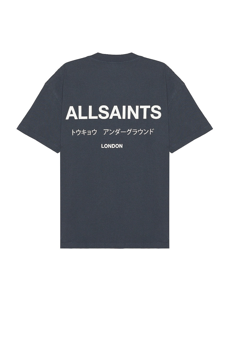 شورت ALLSAINTS Underground باللون الأزرق الجرافيتي