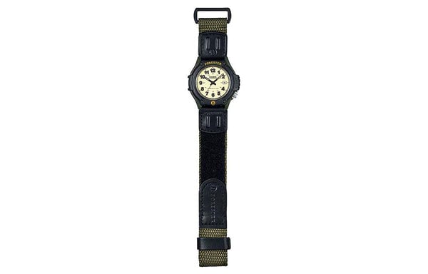 Casio Forester Analog Watch 'Black White Yellow', black