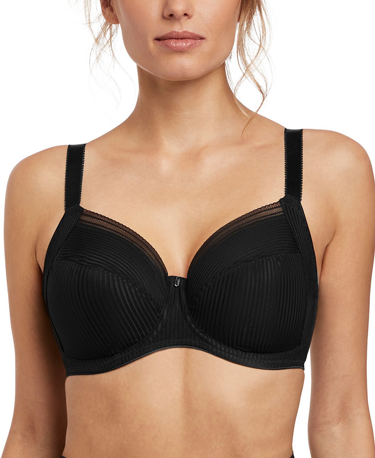 Fusion Full Cup Underwire Side Support Bra Fantasie, Black