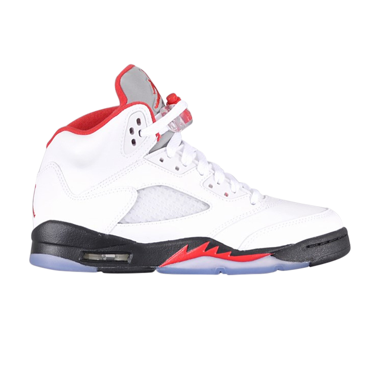 Air Jordan 5 Retro GS 'Fire Red' 2013, white