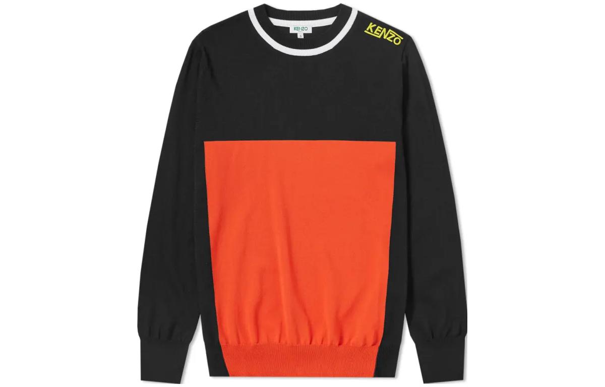 Kenzo Sweater Men Black/Orange