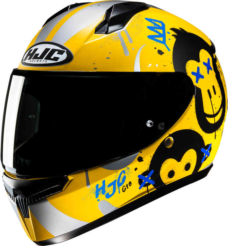 Youth helmet C10 Geti HJC, black yellow