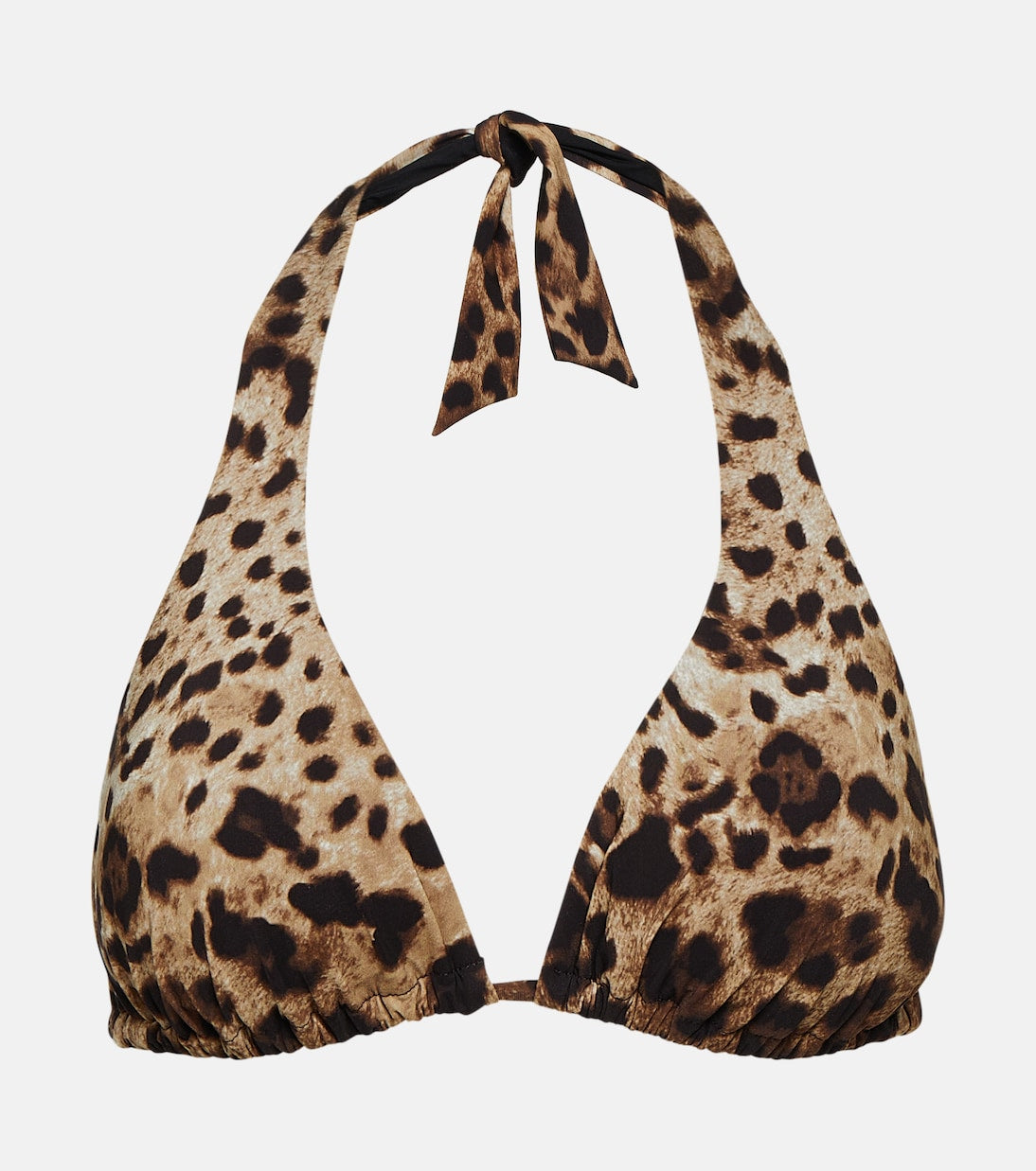 Leopard print bikini top Dolce&Gabbana, multicolor