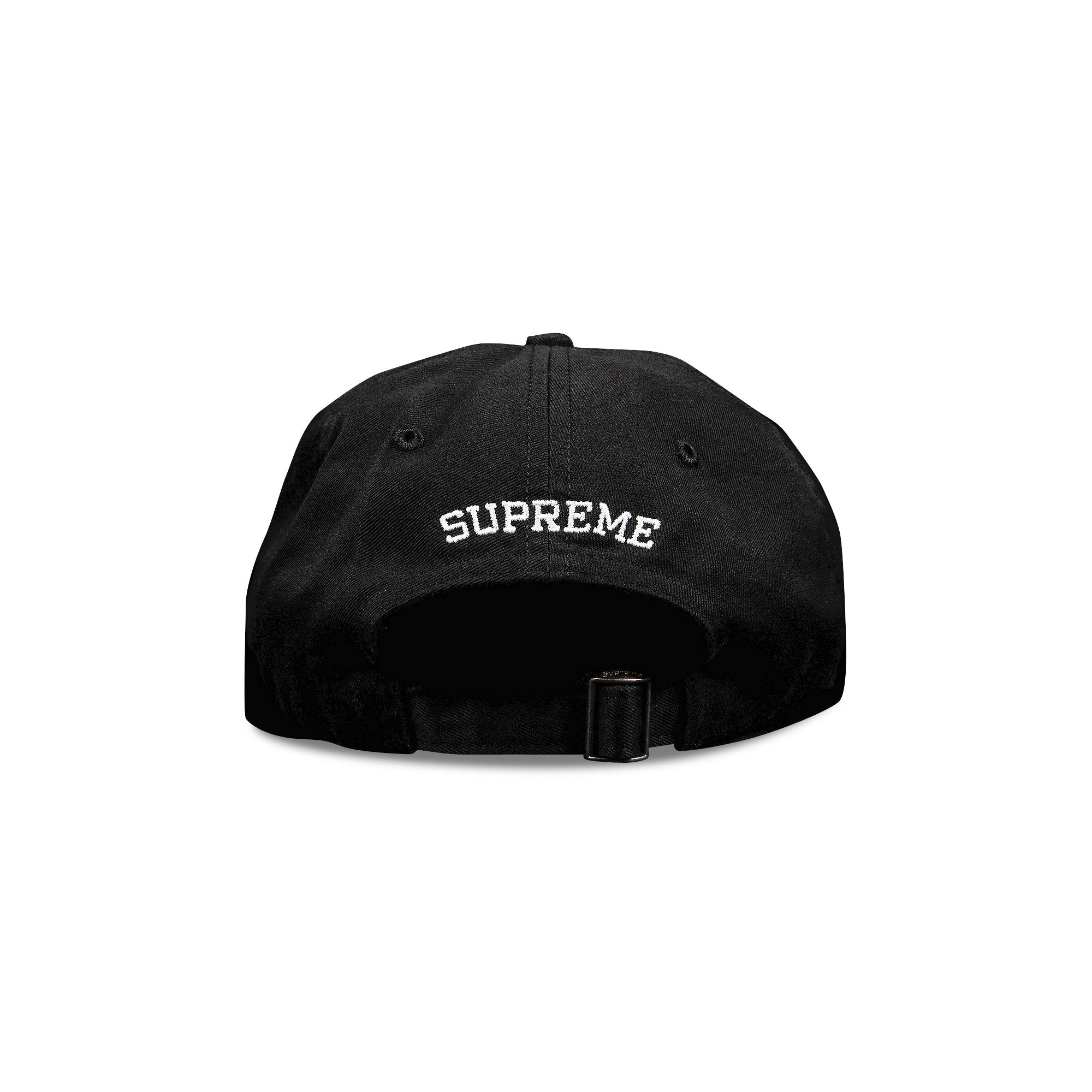 شعار Supreme متعدد الألوان مكون من 6 ألواح باللون الأسود