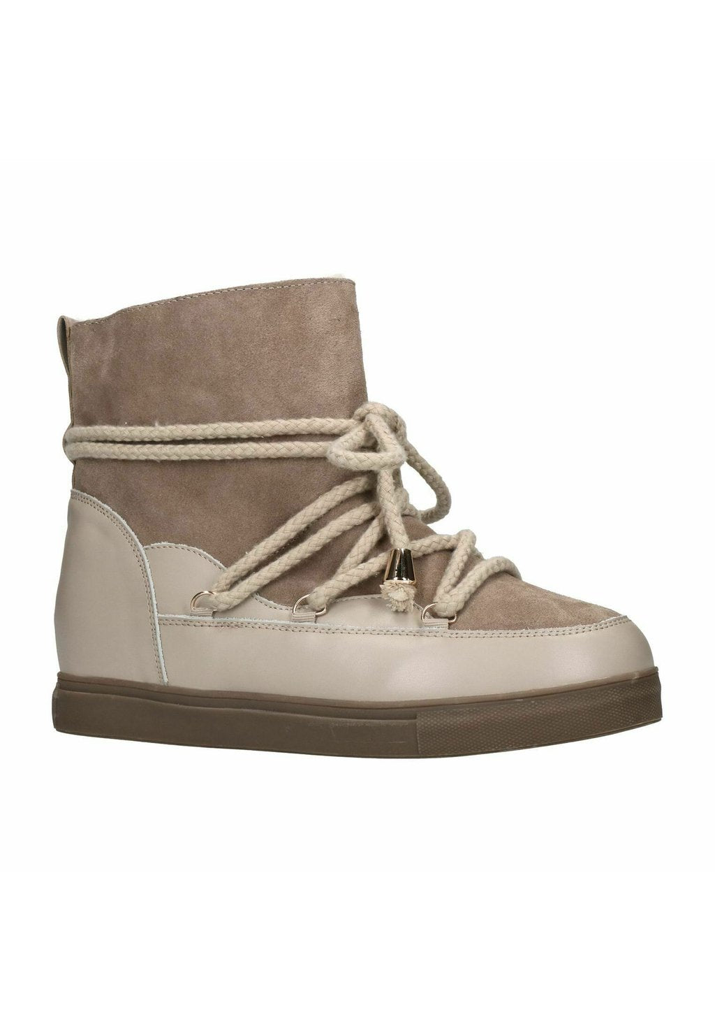 Manfield winter boots, beige