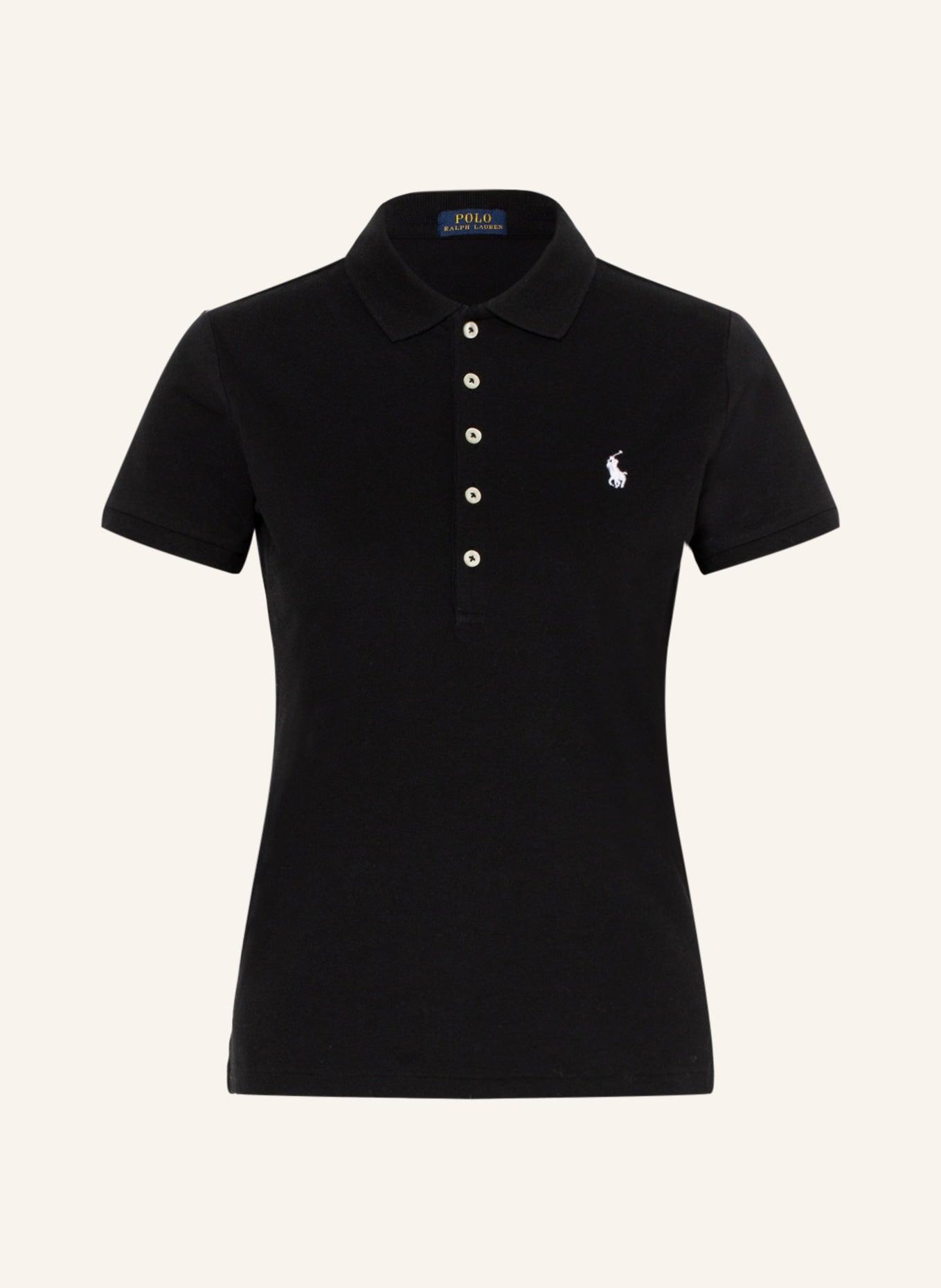 Polo shirt POLO RALPH LAUREN Piqué, black