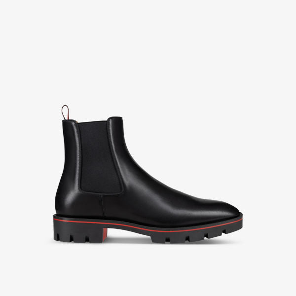 Alpinosol Christian Louboutin leather Chelsea boots, black