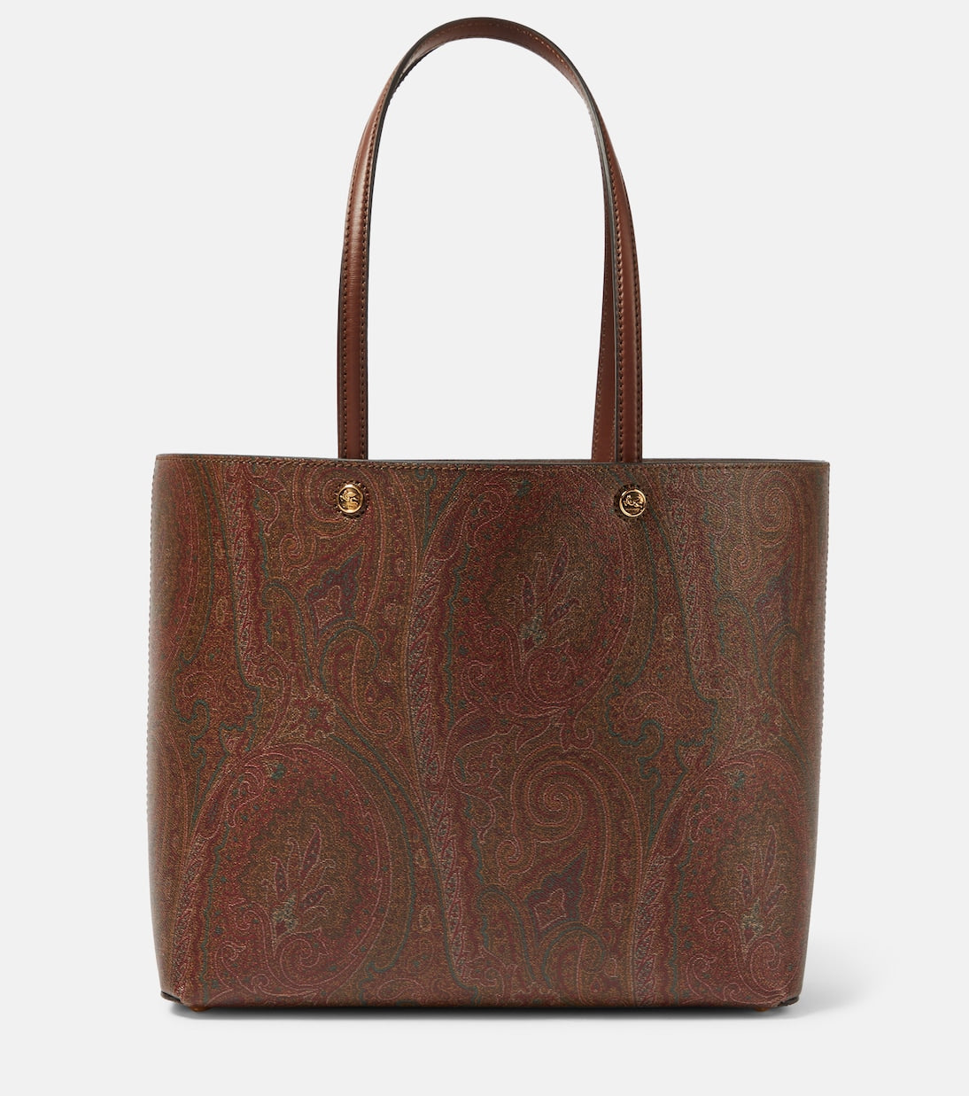 Leather tote bag etro essential medium Etro, multicolor