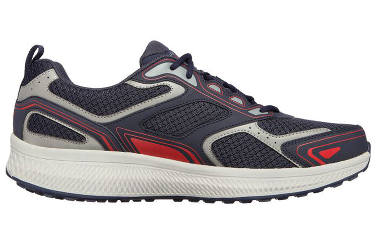 Go Run Consistent Men's Low Top Running Shoes Blue/Red Skechers