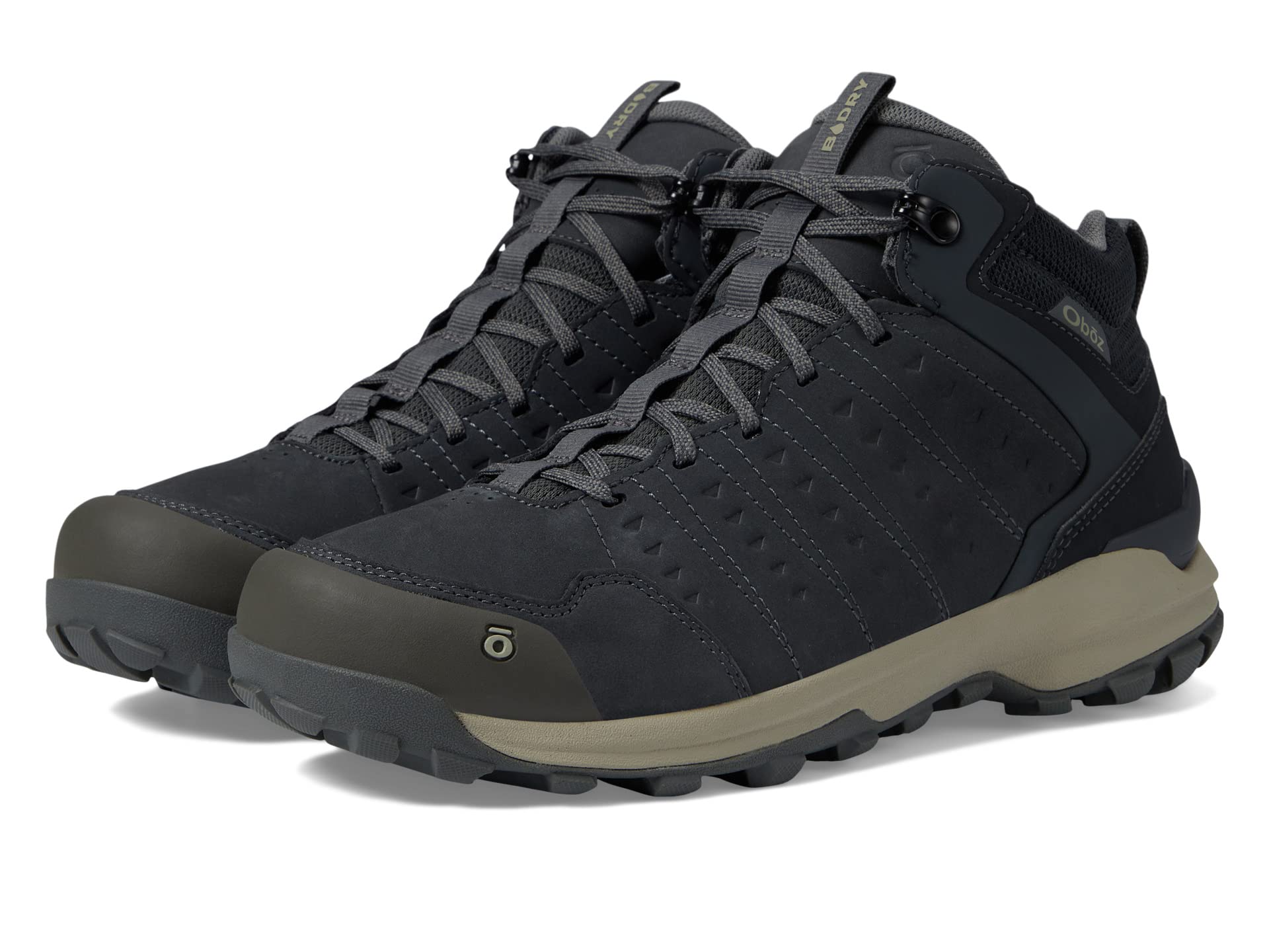 Trekking boots Oboz Sypes Mid Leather B-DRY, dark gray