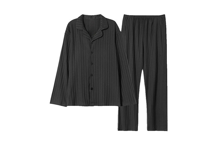 Oak Lemon Pie Xiang Ning Pai Men Pajama set, Black