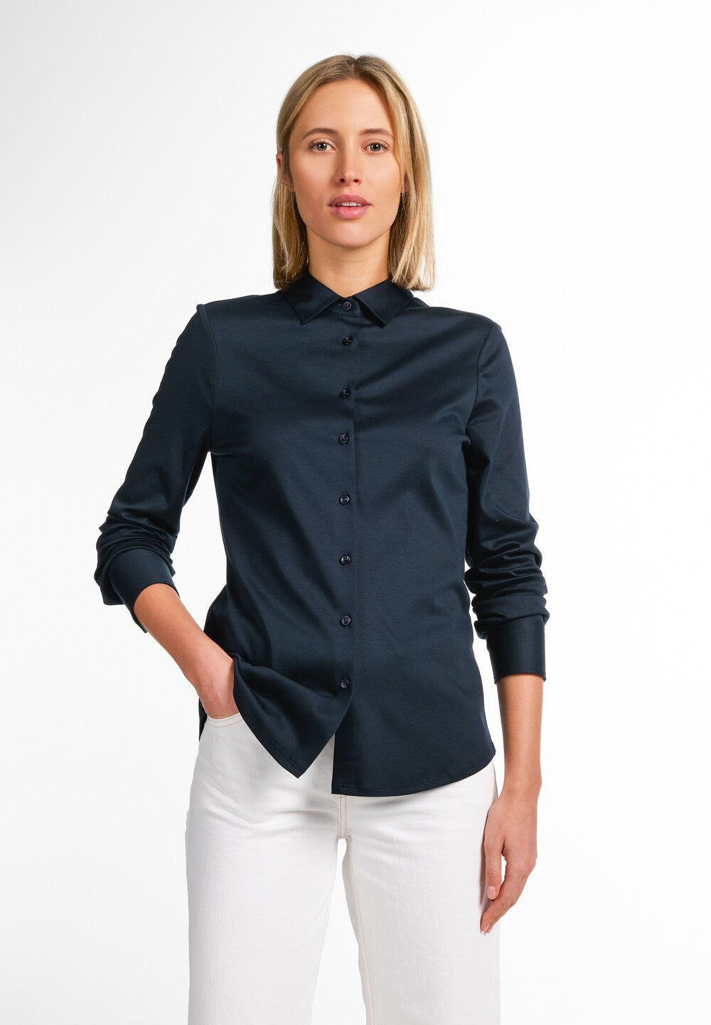 Blouse Eterna, dark blue