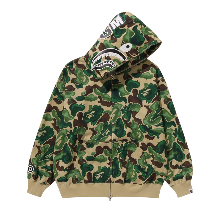 BAPE Art Camo Shark 'Green' Hoodie, Green