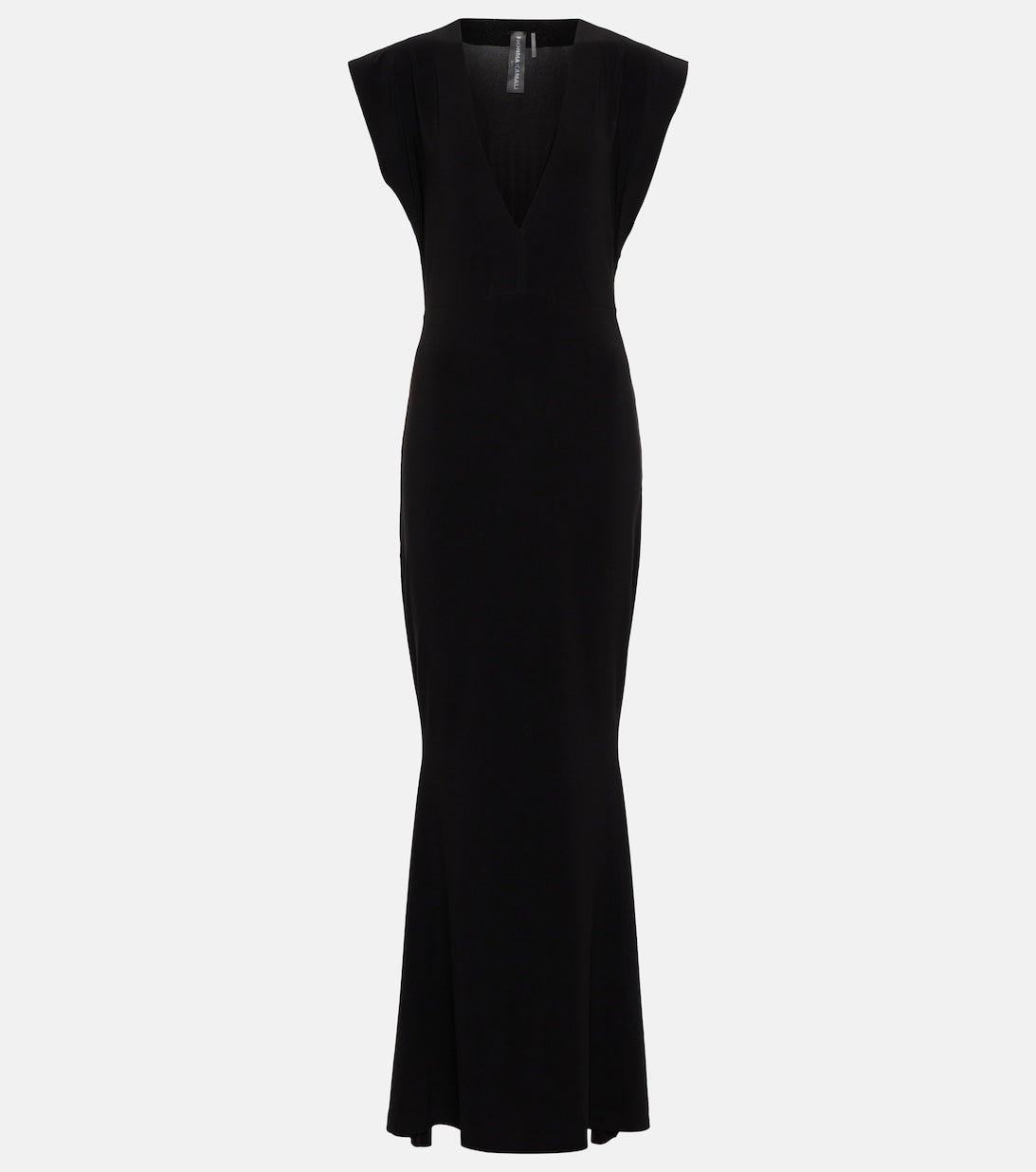 V-neck maxi dress NORMA KAMALI, black