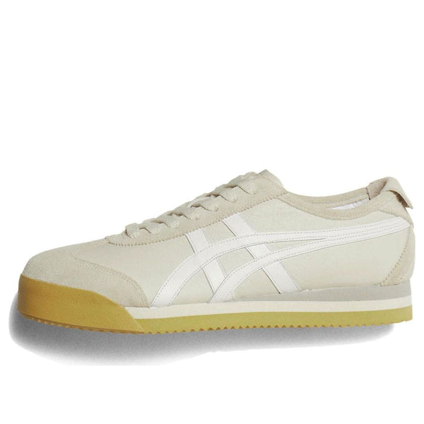 حذاء رياضي Onitsuka Tiger MEXICO 66 باللون الأبيض الكريمي، بيج