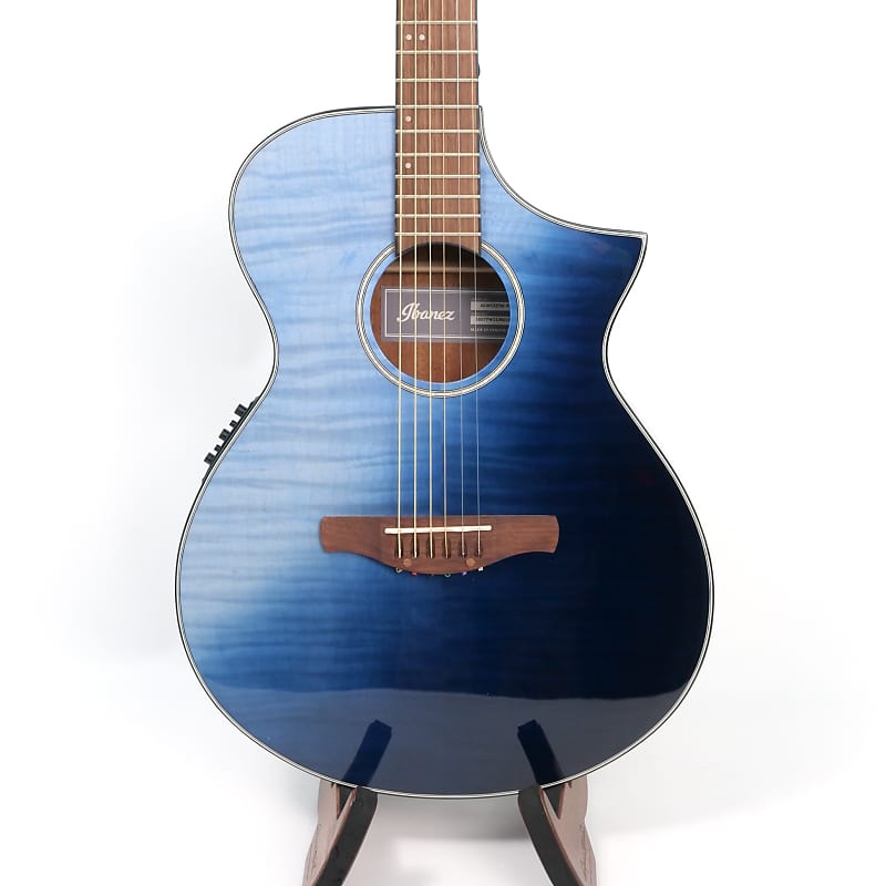 Acoustic guitar Ibanez AEWC32FMISF Acoustic Electric Guitar - Indigo Sunset Fade