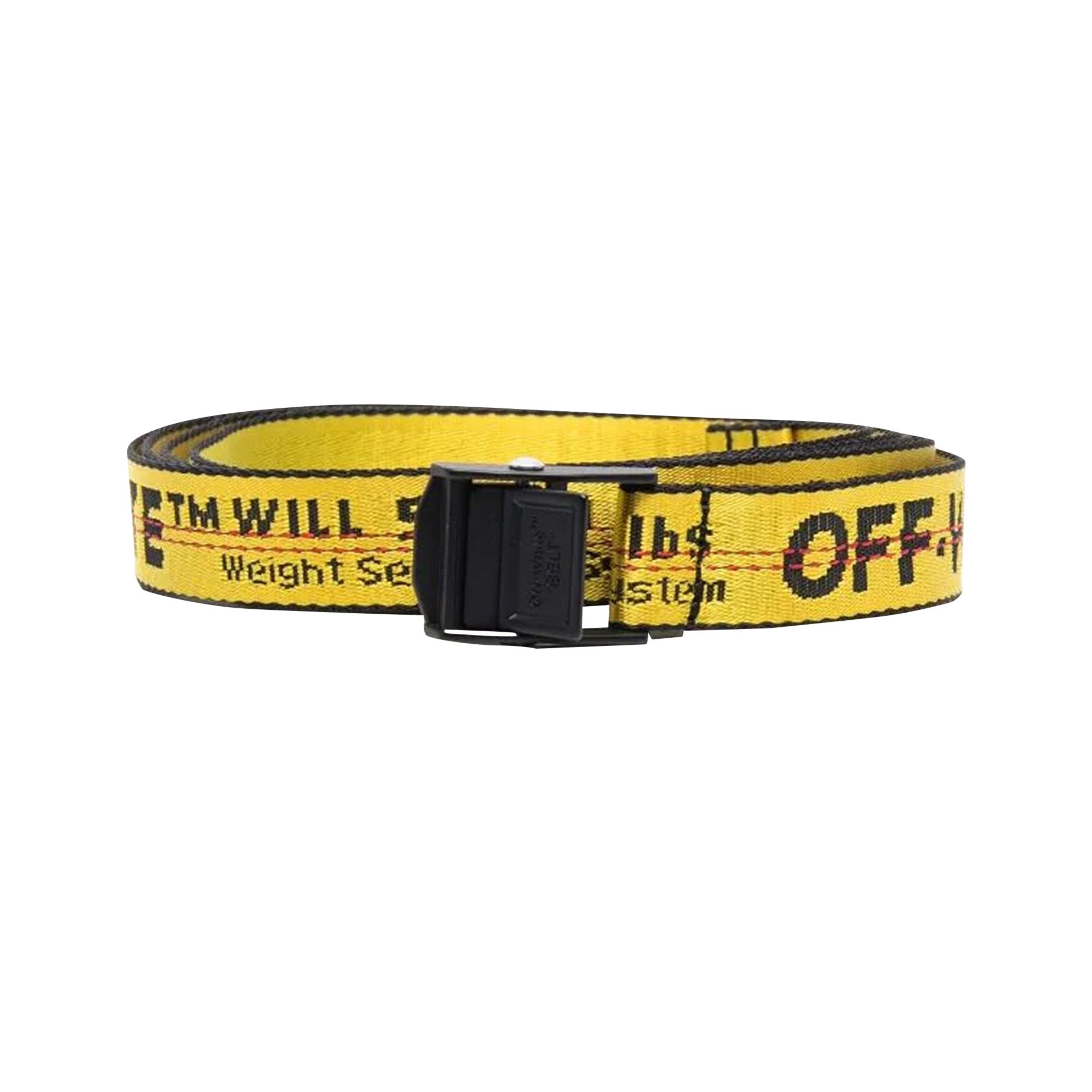 Off-White Mini Industrial Belt Yellow/Black