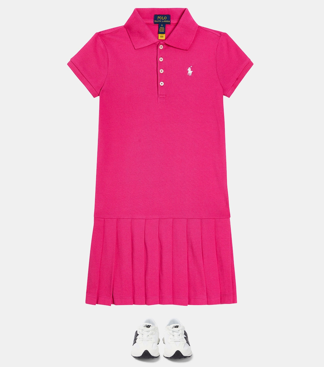 Polo Ralph Lauren Kids cotton dress, pink