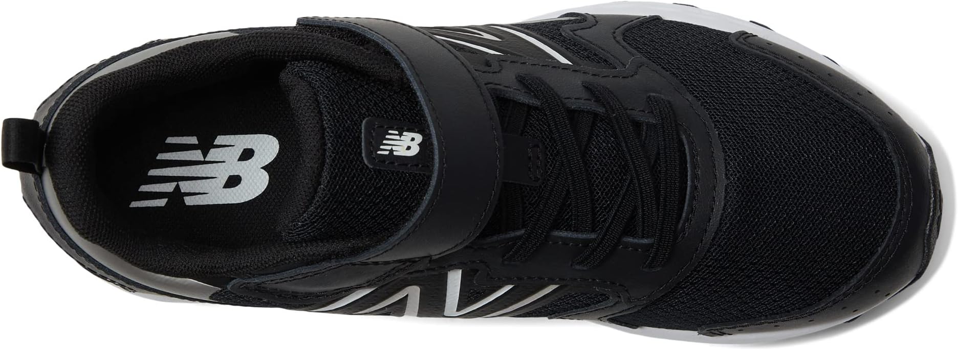 حذاء رياضي New Balance Fresh Foam 650v1 Bungee Lace with Top Strap، أسود/فضي معدني