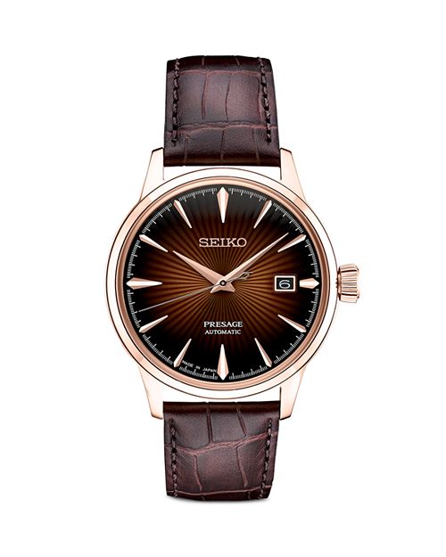 Seiko Presage 40.5mm Seiko Watch Brown