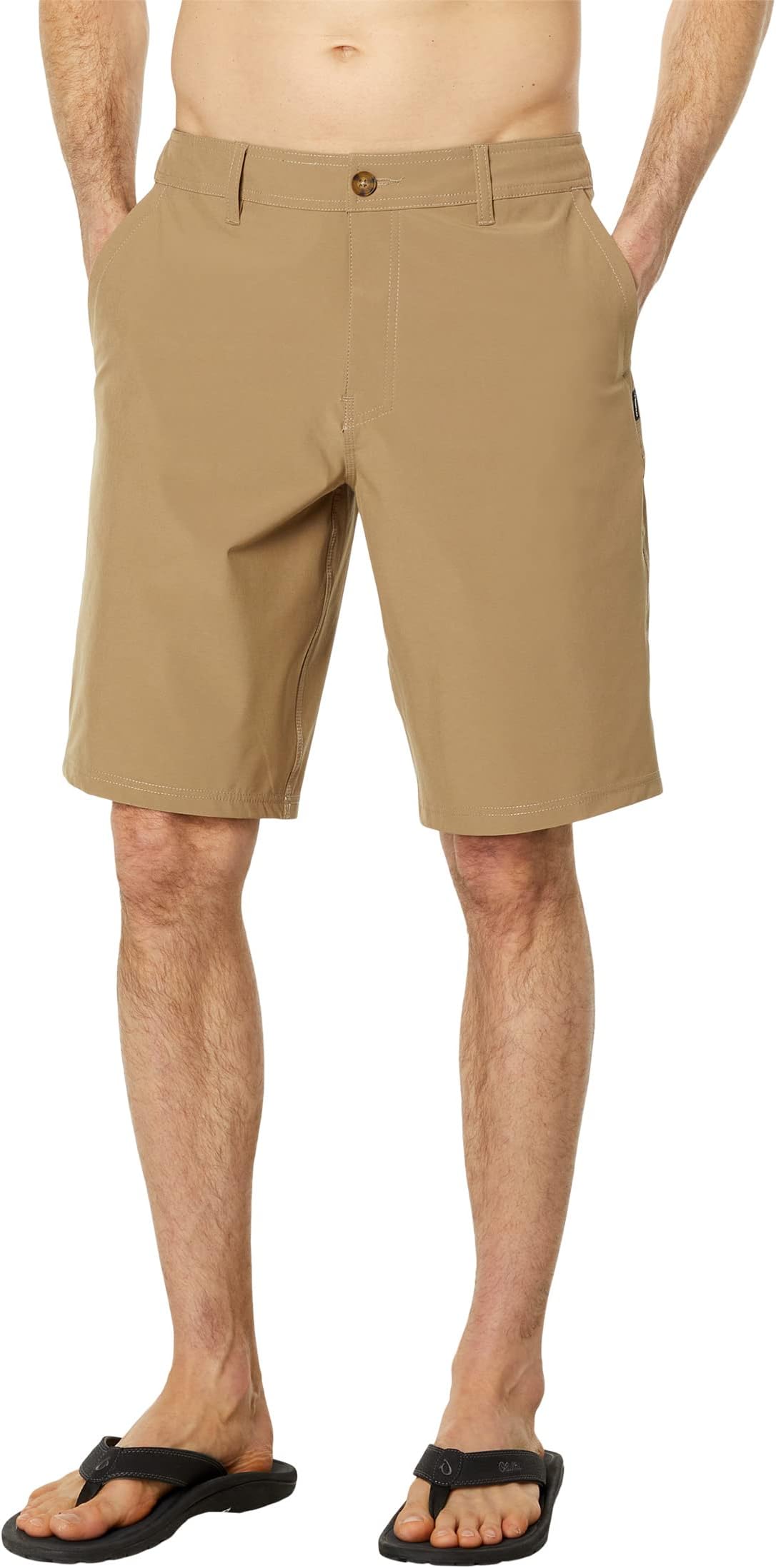 Reserve Solid 21" O'Neill Hybrid Shorts, Khaki