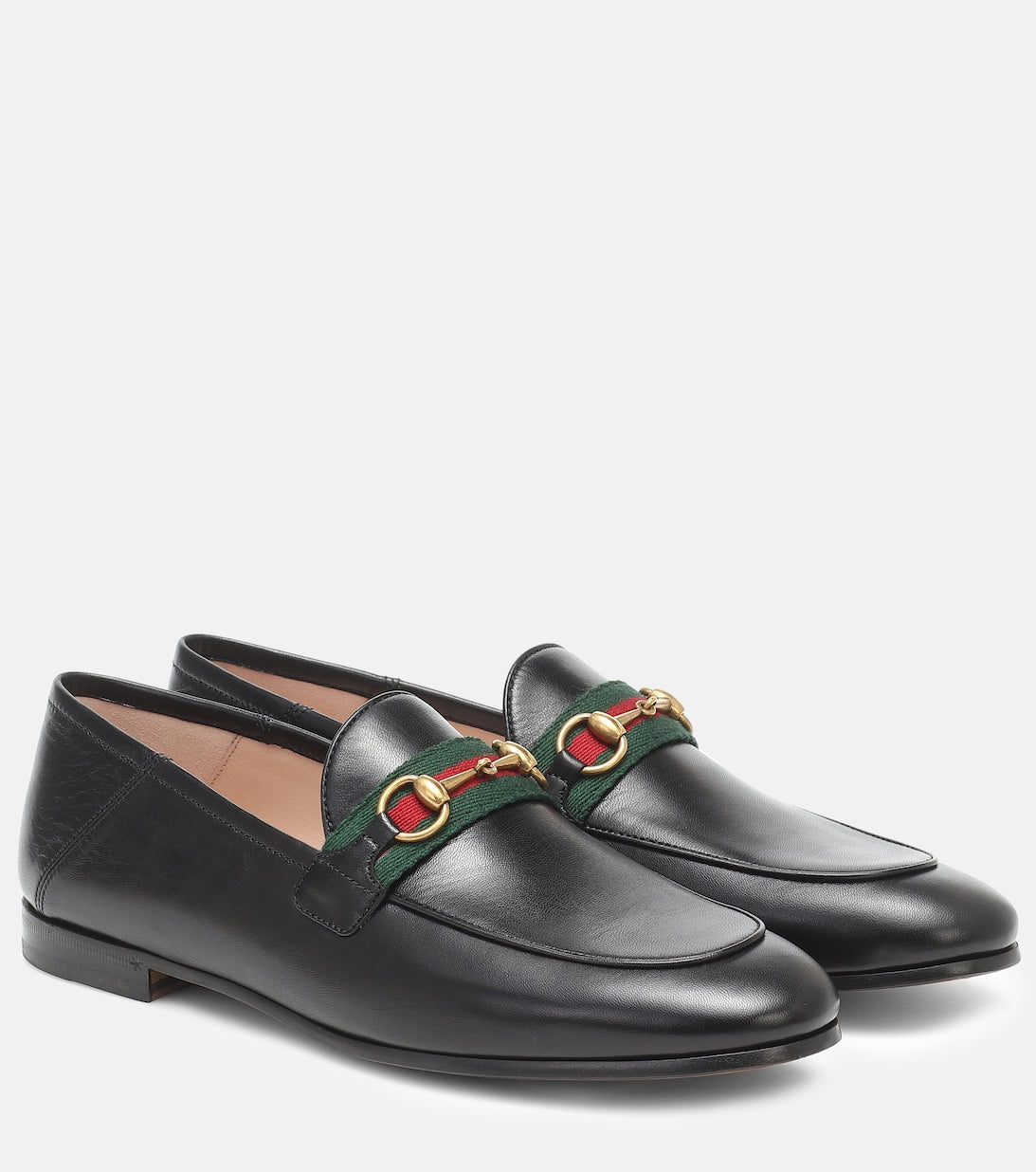 Horsebit Gucci leather loafers, black