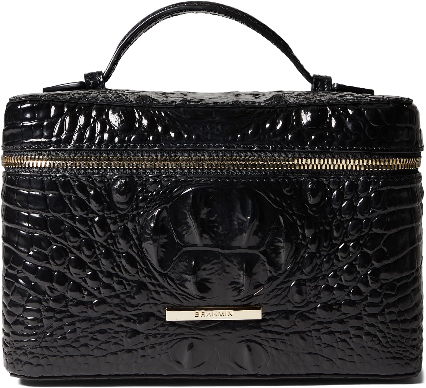 Melbourne Charmaine Toiletry and Cosmetic Bag Brahmin, black