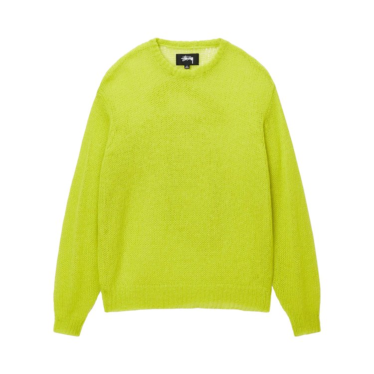 Stussy Loose Knit 'Lime' Sweater, green