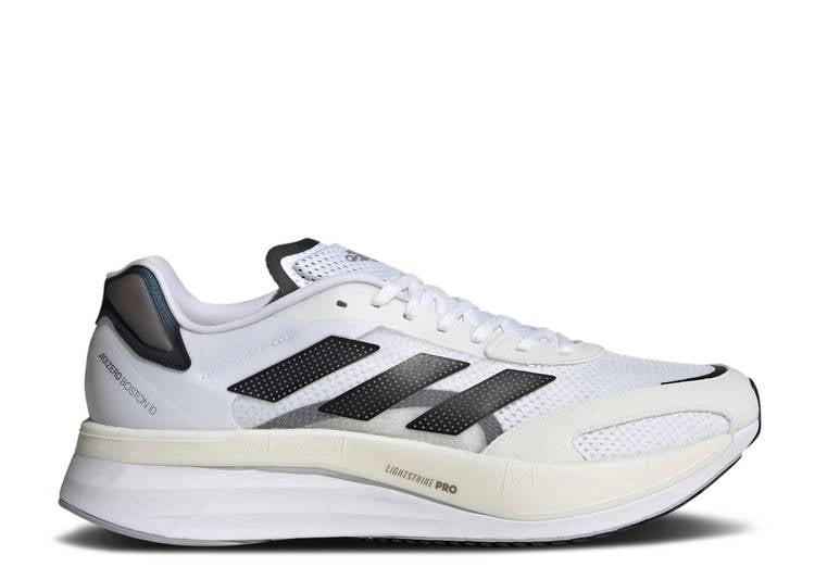 Adidas ADIZERO BOSTON 10 'WHITE BLACK' sneakers, white